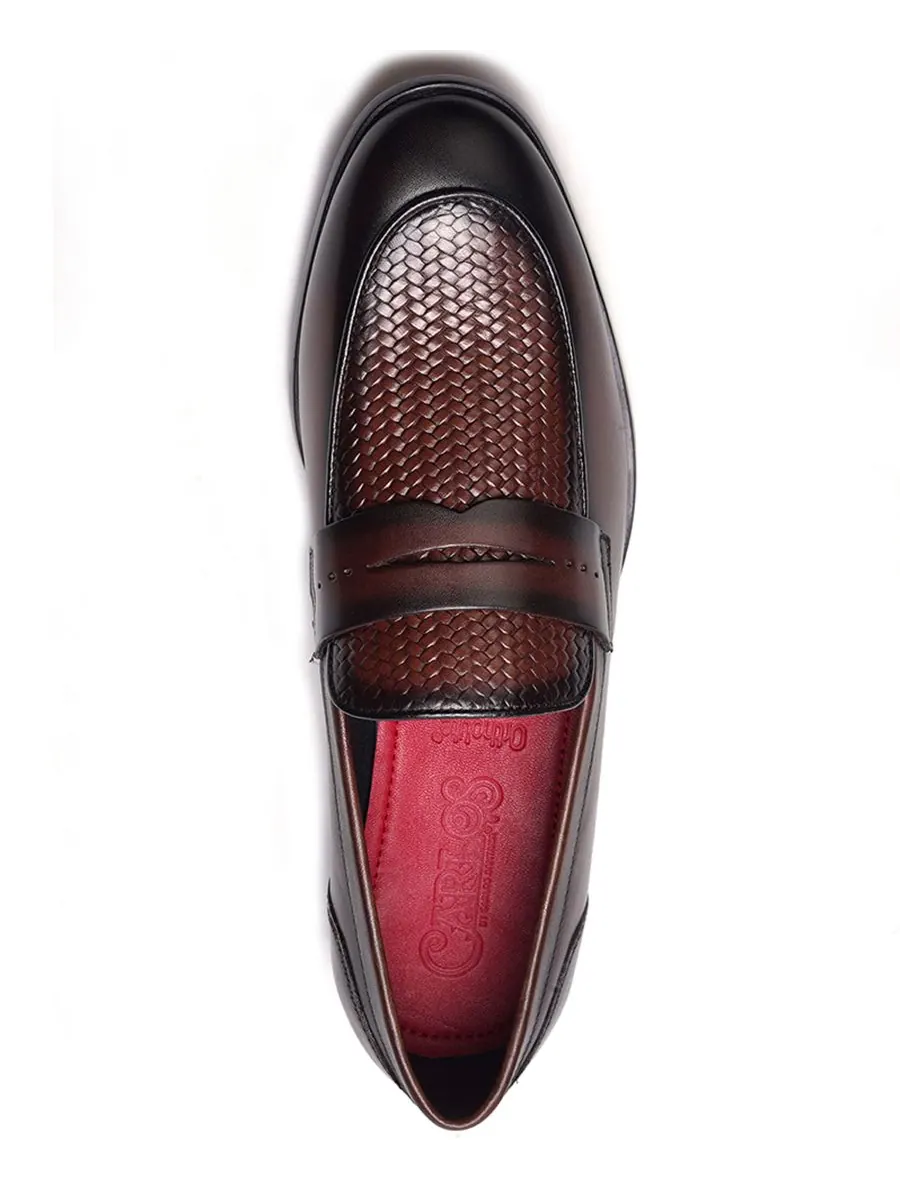 Мужские лоферы Solstice Penny Loafers Carlos by Carlos Santana — изображение 4 из 6, коричневый