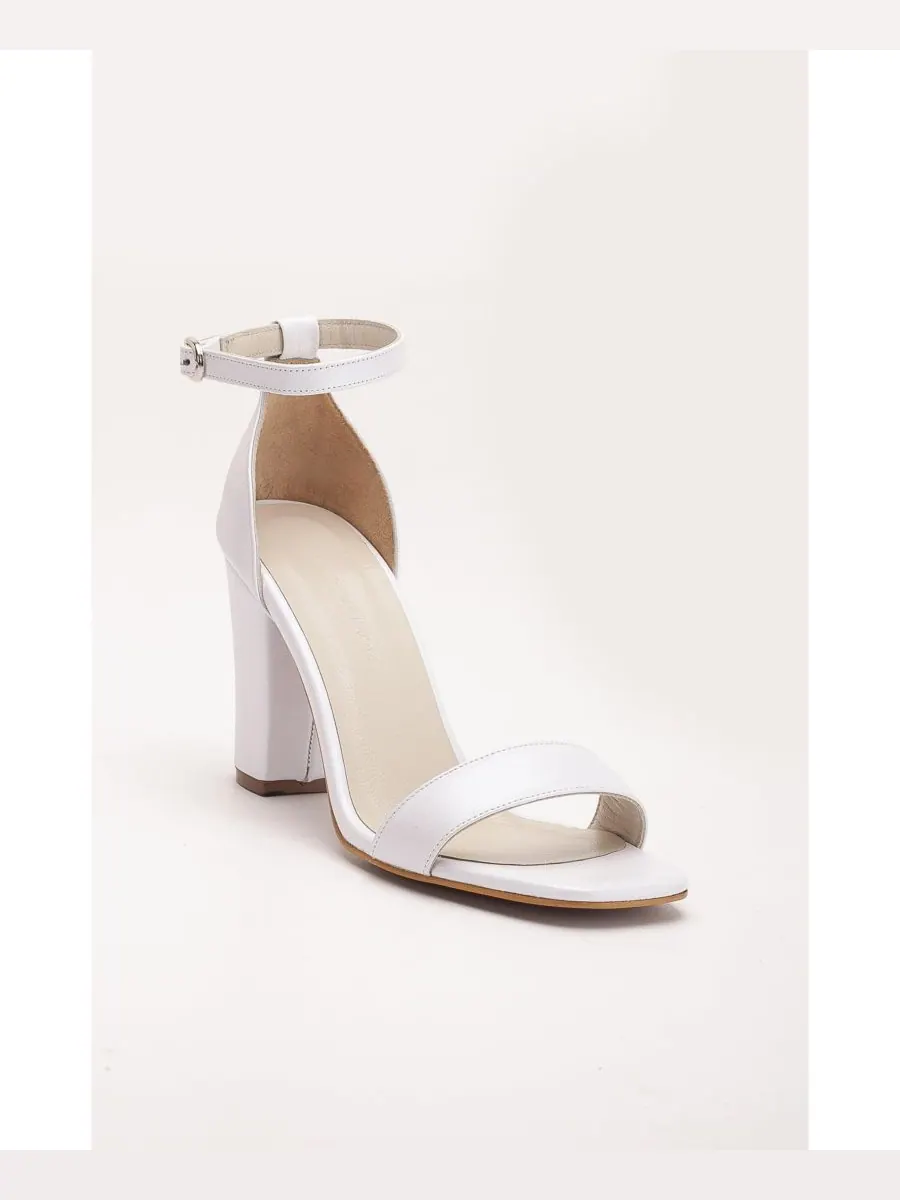 Кожаные сандалии Taylor Bridal с лентой (женские) Forever & Always Shoes — изображение 5 из 5, слоновая кость