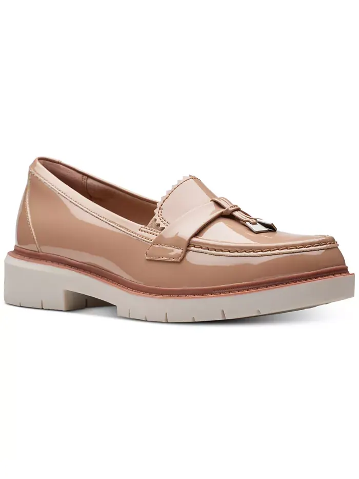 Лоферы женские Clarks Westlynn Bella, на массивной подошве — изображение 1 из 8, бежевый