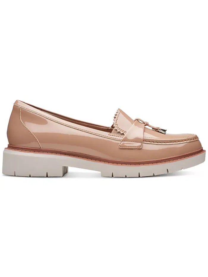 Лоферы женские Clarks Westlynn Bella, на массивной подошве — изображение 2 из 8, бежевый