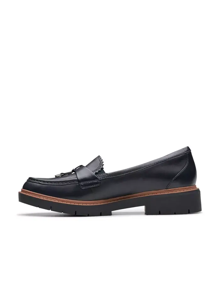 Лоферы женские Clarks Westlynn Bella на массивной подошве — изображение 3 из 6, темно-синий