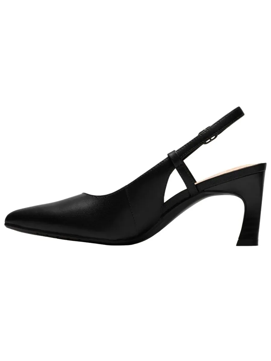 Туфли-лодочки женские Clarks Tammitha, с ремешком на пятке — изображение 6 из 6, черный