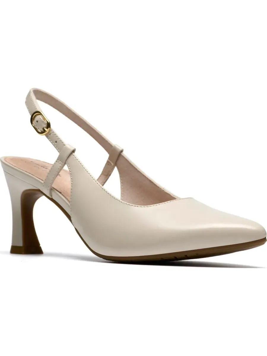 Туфли-лодочки женские Clarks Tammitha, с ремешком на пятке, натуральная кожа