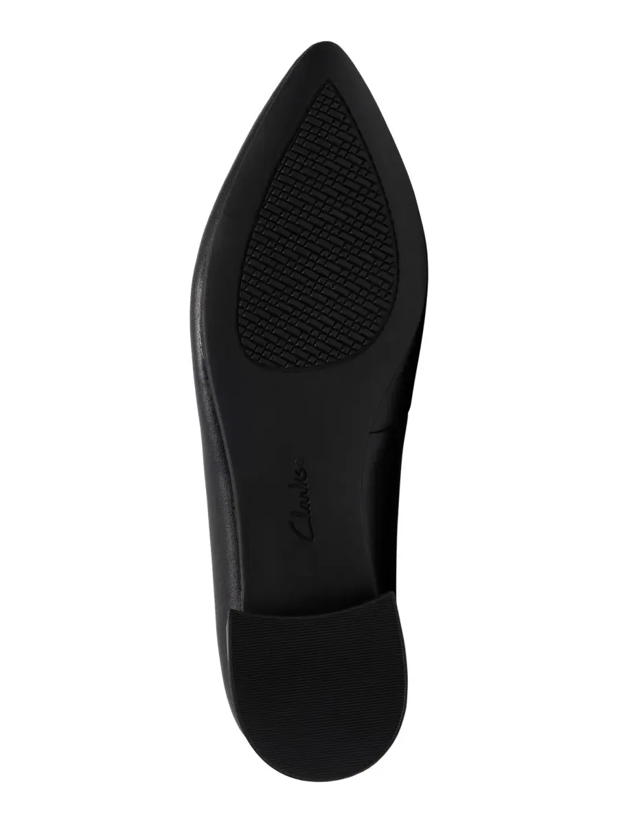 Балетки женские Clarks Natalyn Trim с острым носком — изображение 5 из 6, черный