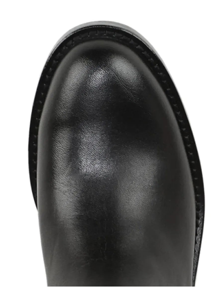 Ботинки на каблуке с молнией Misty Sam Edelman — изображение 4 из 5, черный
