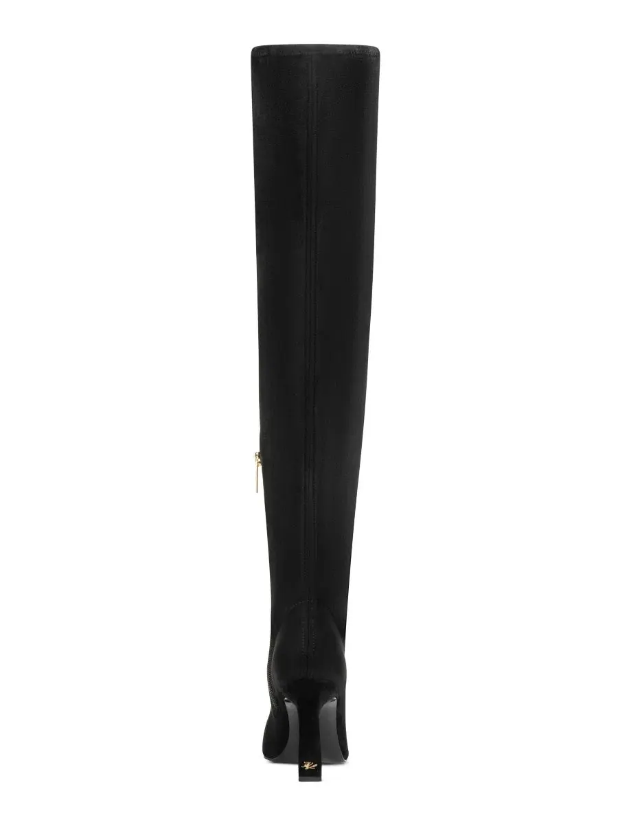 Ботинки-ботфорты на каблуке Shayla Stiletto Heel KARL LAGERFELD PARIS — изображение 3 из 5, черный