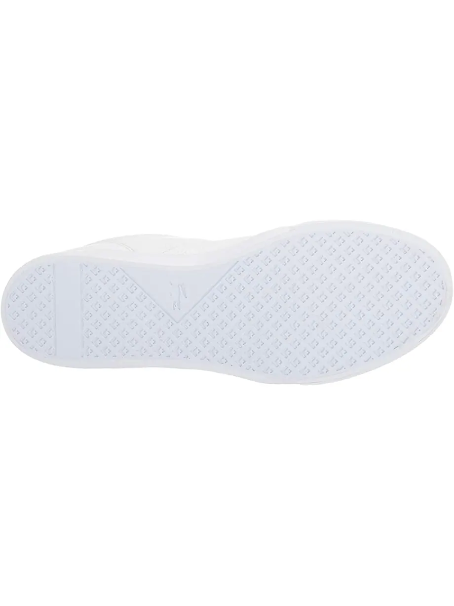 Кроссовки мужские Lacoste Bayliss Leather Perforated Collar — изображение 3 из 7, белый/белый