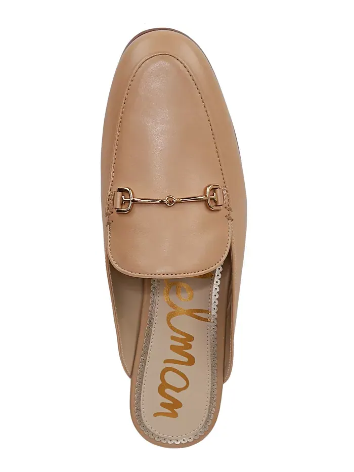 Женские кожаные повседневные мюли Tailored Sam Edelman — изображение 4 из 5, песочный