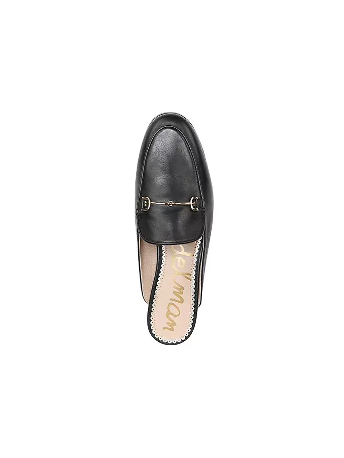 Женские кожаные повседневные мюли Tailored Sam Edelman — изображение 4 из 10, черный