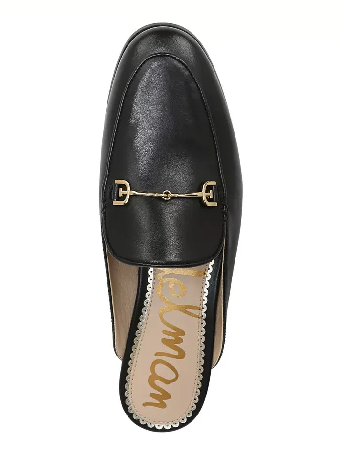 Женские кожаные повседневные мюли Tailored Sam Edelman — изображение 7 из 10, черный