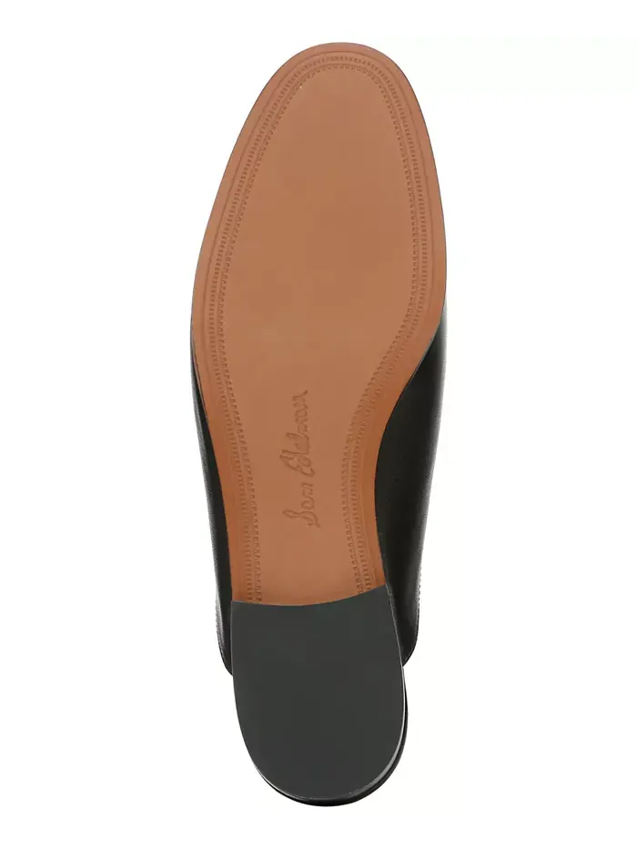 Женские кожаные повседневные мюли Tailored Sam Edelman — изображение 10 из 10, черный