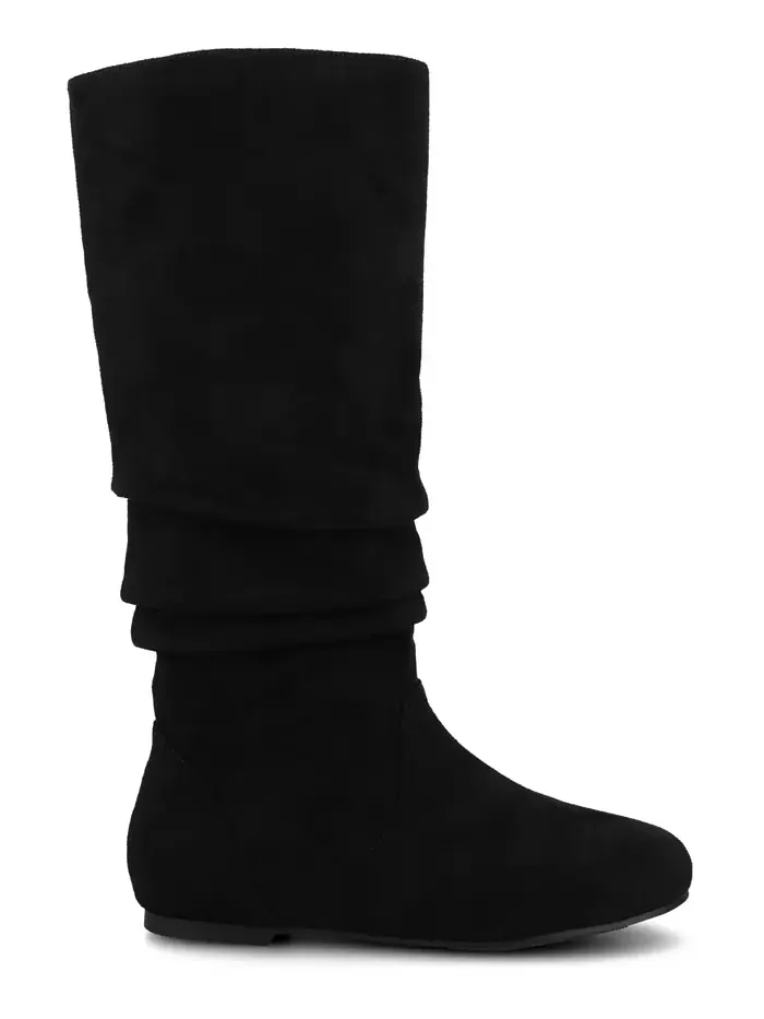 Женские сапоги Jayne Wide Calf Slochy до колена Journee Collection — изображение 2 из 5, черный