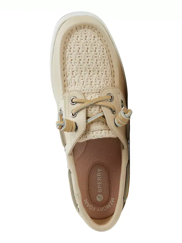 Женские лодочные туфли Rosefish 3-Eye на шнуровке Sperry — изображение 4 из 9, бежевый