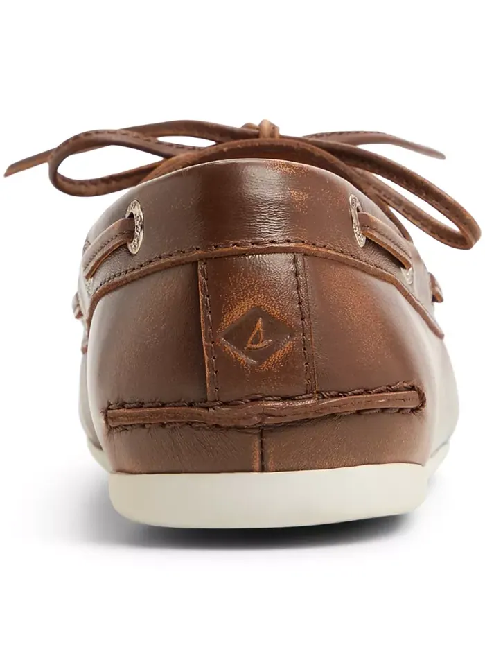Женские узкие лодочные туфли на шнуровке Sperry — изображение 3 из 7, бежевый