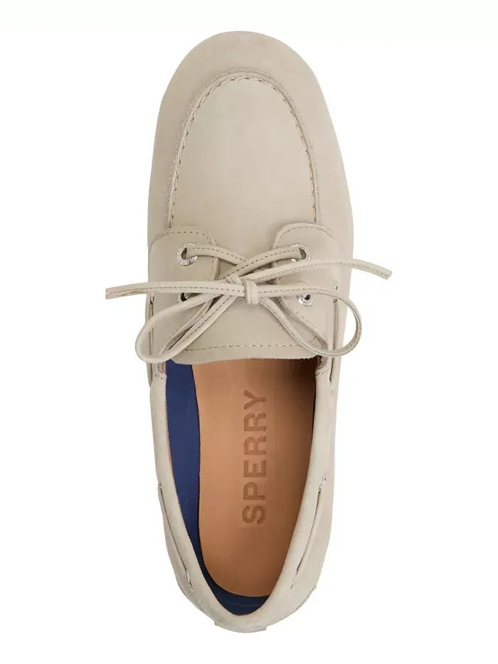 Женские узкие лодочные туфли на шнуровке Sperry — изображение 4 из 7, светлый серый