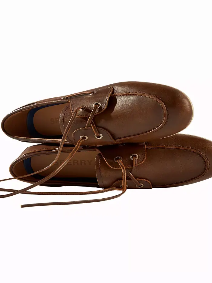 Женские узкие лодочные туфли на шнуровке Sperry — изображение 6 из 7, светлый серый