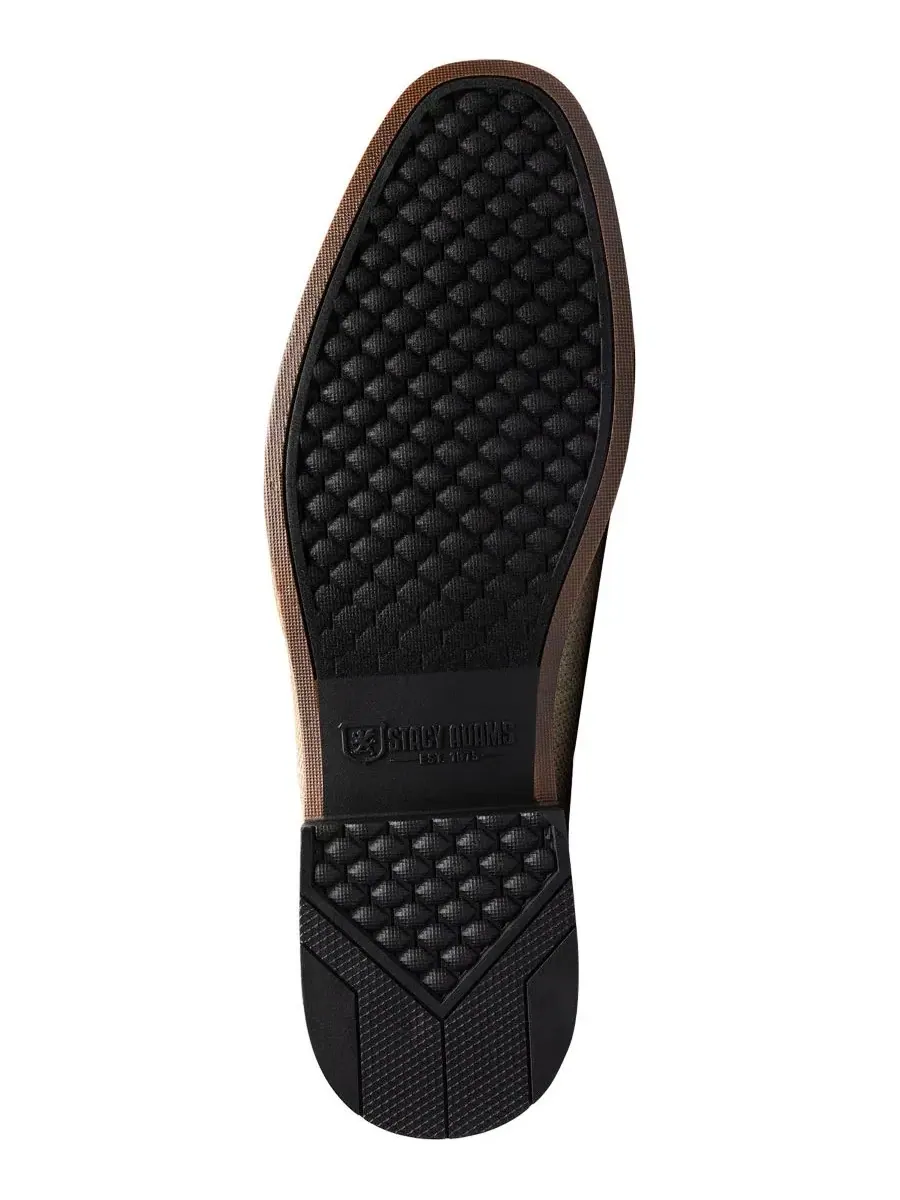 Мокасины Ridgely Moc-Toe Slip-on Stacy Adams — изображение 5 из 7, бежевый