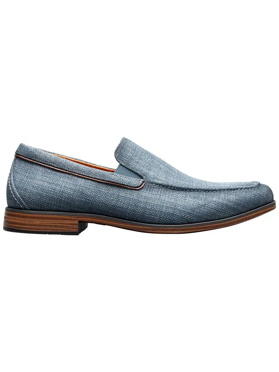 Мужские туфли-слипоны Ridgely Moc-Toe Stacy Adams — изображение 2 из 7, темно-синий