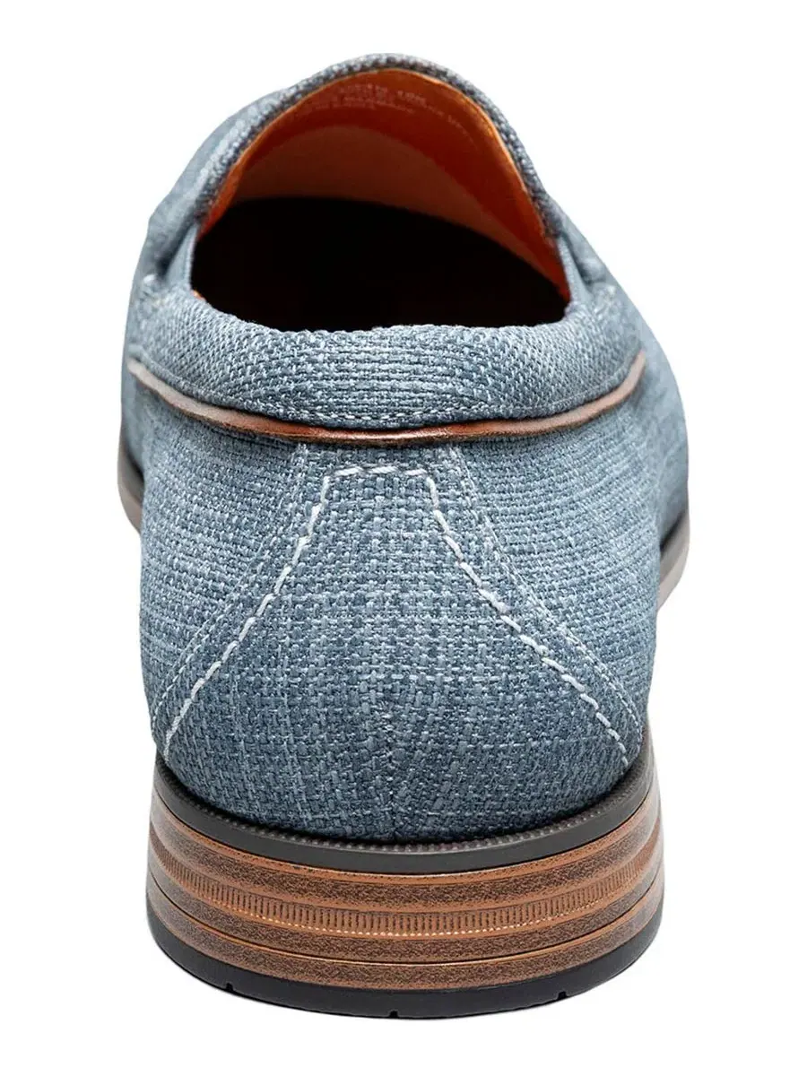 Мужские туфли-слипоны Ridgely Moc-Toe Stacy Adams — изображение 3 из 7, темно-синий