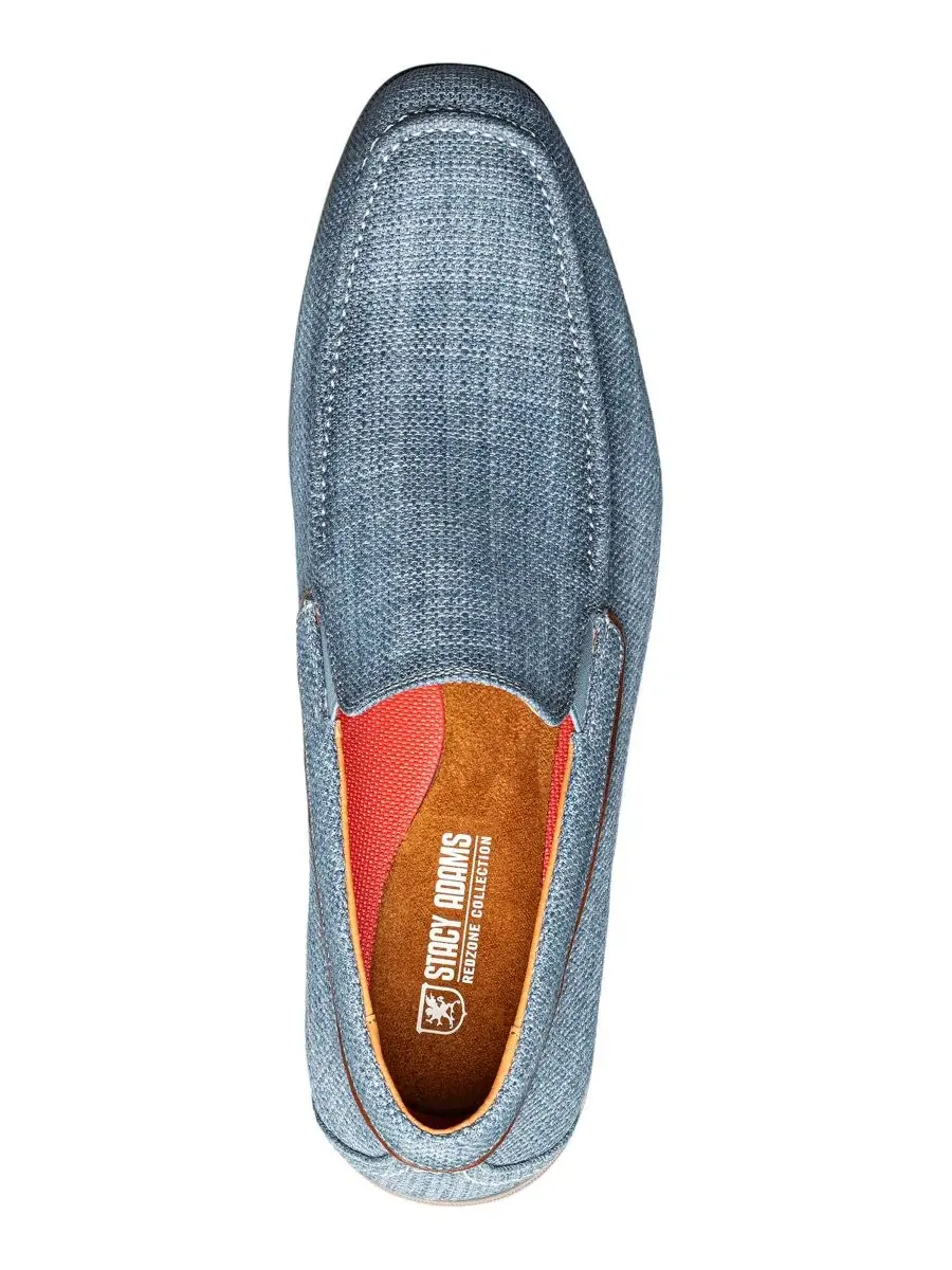 Мужские туфли-слипоны Ridgely Moc-Toe Stacy Adams — изображение 4 из 7, темно-синий