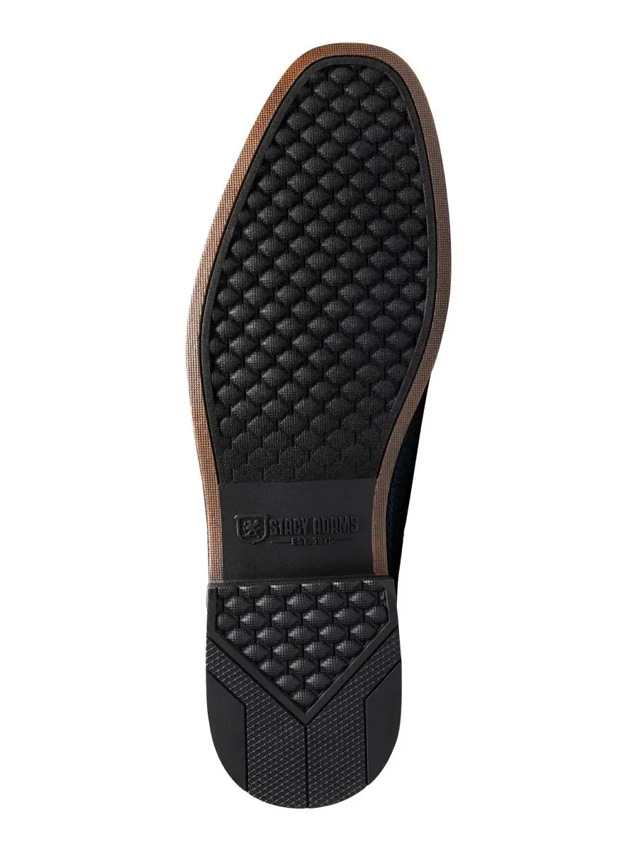 Мужские туфли-слипоны Ridgely Moc-Toe Stacy Adams — изображение 5 из 7, темно-синий