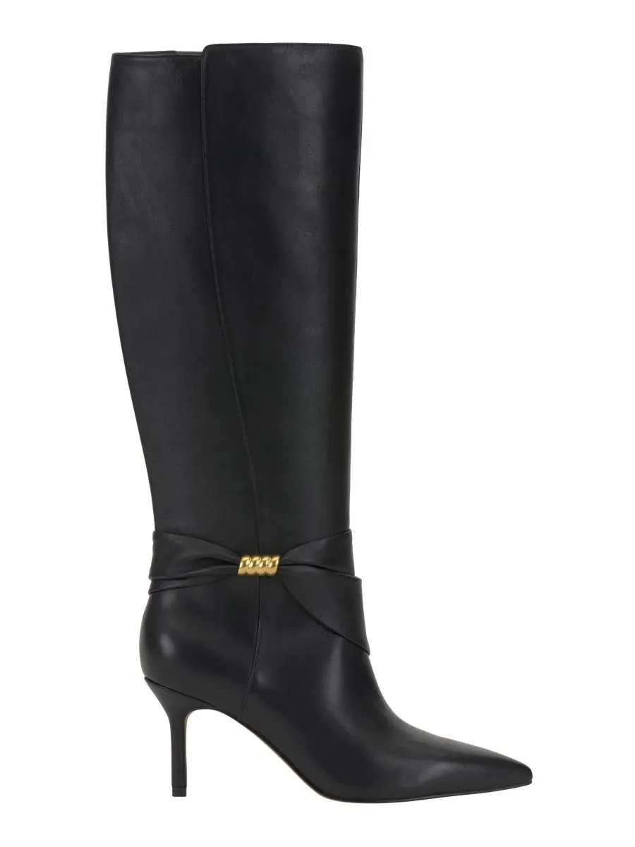 Ботинки на каблуке-шпильке с широким голенищем, модель Meezo Wide Calf Stiletto Dress Boots Vince — изображение 2 из 5