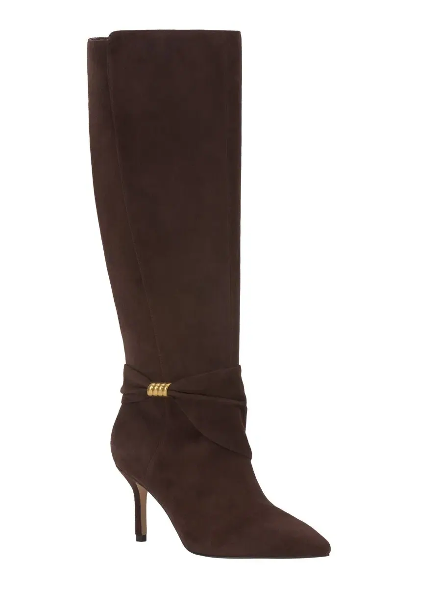 Ботинки-сапоги на каблуке с острым мысом Meezo Wide Calf Stiletto Dress Boots Vince Camuto
