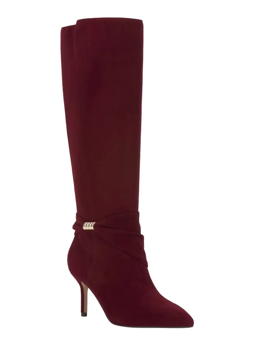 Ботинки-казаки на каблуке-шпильке с широким голенищем Meezo Wide Calf Stiletto Dress Boots Vince