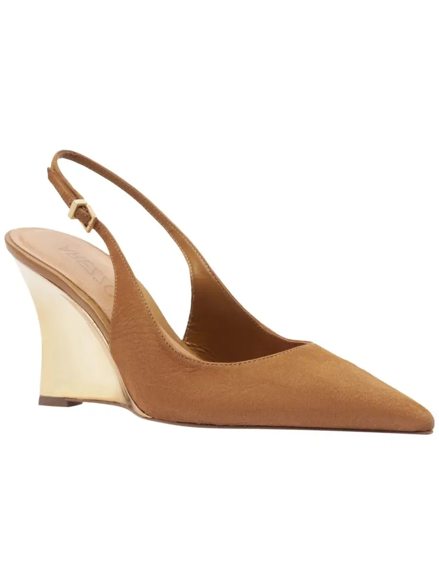 Туфли-лодочки Rowen Wedge Slingback на танкетке Arezzo, Stracci — изображение 1 из 5