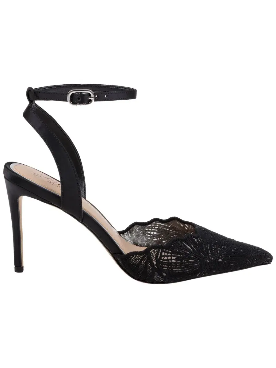 Туфли-лодочки с острым носком Zaima Jewel Badgley Mischka — изображение 2 из 5, черный