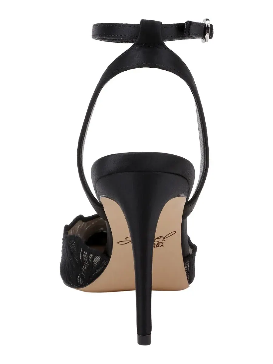 Туфли-лодочки с острым носком Zaima Jewel Badgley Mischka — изображение 3 из 5, черный
