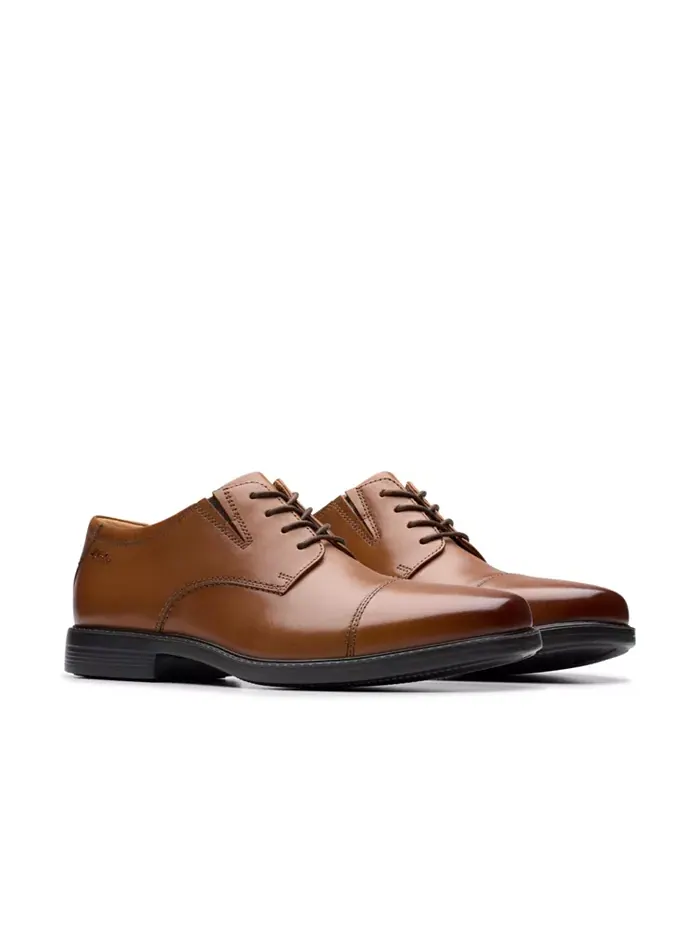 Мужские классические туфли Clarks Cosgrove с мыском — изображение 5 из 6, темный бежевый