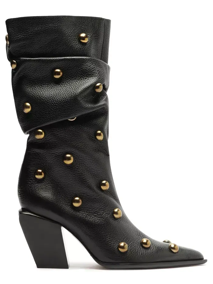 Женские сапоги Tulsa Studs со средним голенищем Schutz — изображение 2 из 5, черный