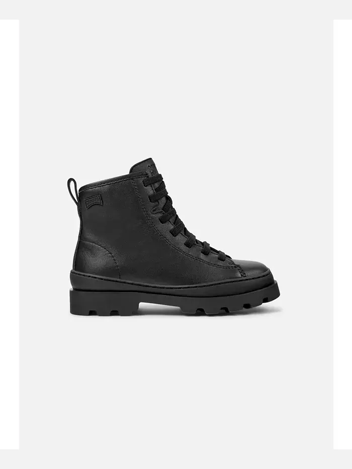 Ботинки Camper Brutus Unisex из натуральной кожи — изображение 2 из 5, черный