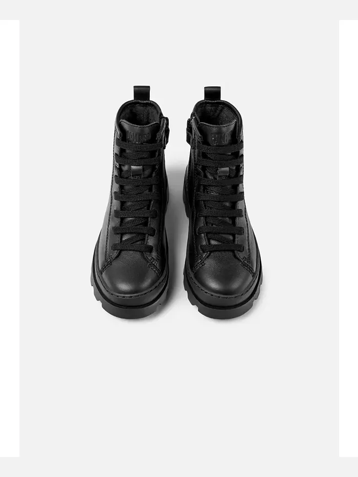 Ботинки Camper Brutus Unisex из натуральной кожи — изображение 3 из 5, черный