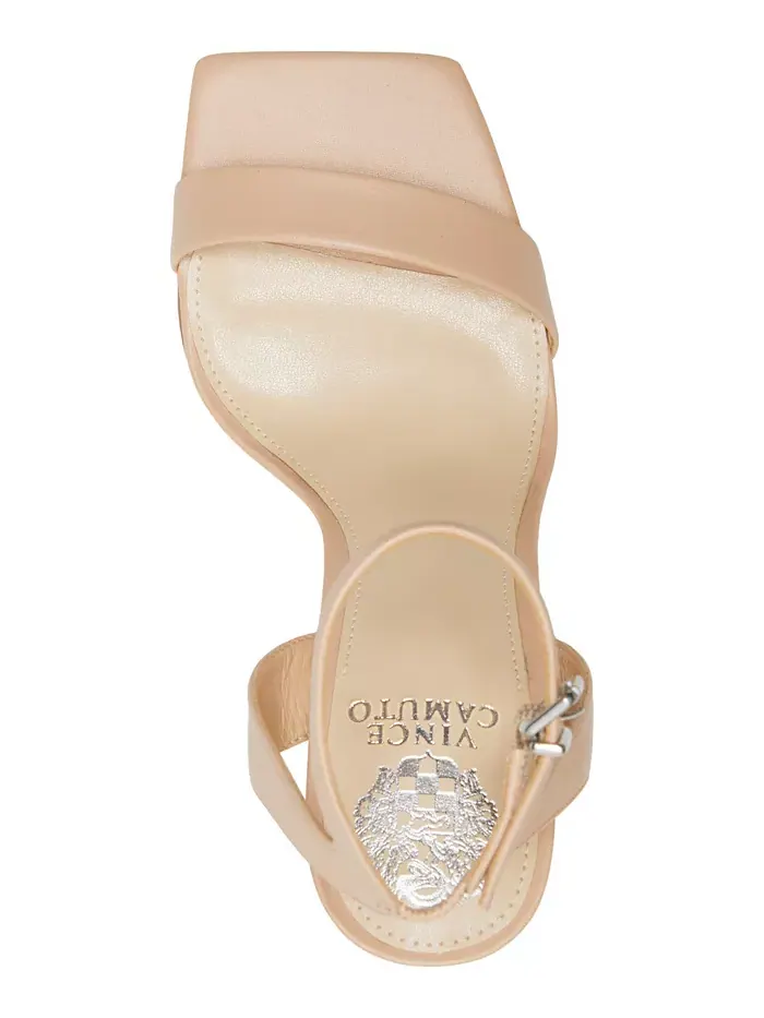 Женские сандалии Saprenda с ремешком на щиколотке Vince Camuto — изображение 4 из 5, бежевый/бежевый