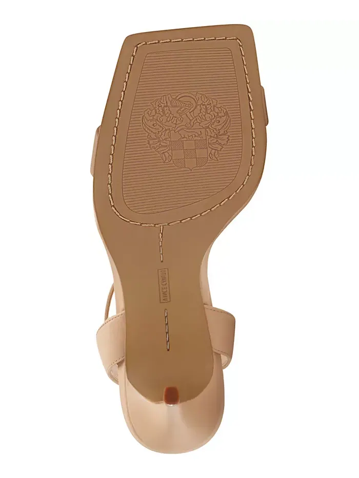 Женские сандалии Saprenda с ремешком на щиколотке Vince Camuto — изображение 5 из 5, бежевый/бежевый
