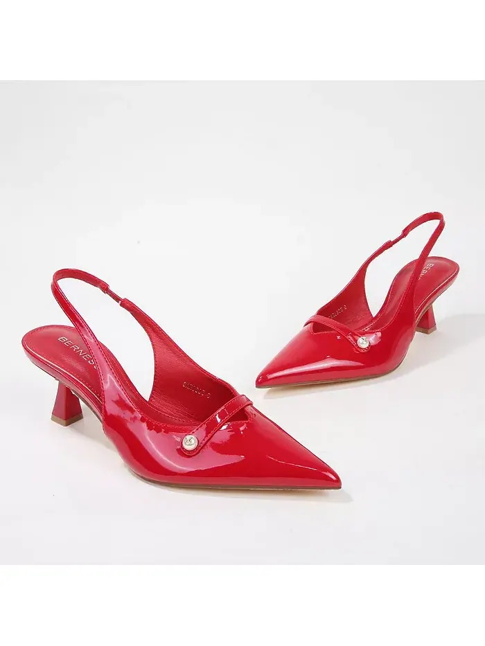 Туфли Caris Patent Slingback Pump BERNESS — изображение 2 из 3, красный