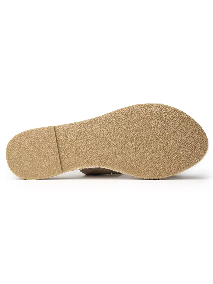 Женские слайдеры Poppie из замши Minnetonka — изображение 5 из 7, тауп