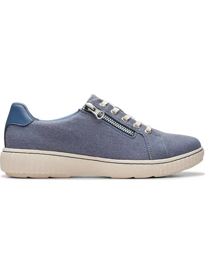 Кроссовки женские Clarks Caroline Echo Slip On — изображение 2 из 8, джинсовый синий