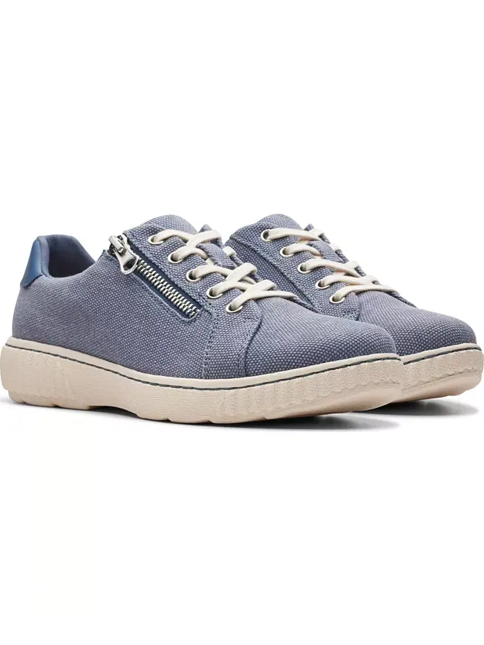 Кроссовки женские Clarks Caroline Echo Slip On — изображение 5 из 8, джинсовый синий