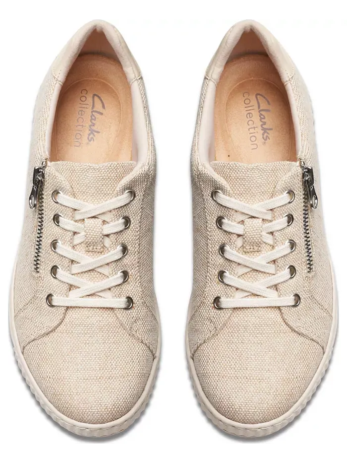 Кроссовки женские Clarks Caroline Echo Slip On — изображение 7 из 8, белый