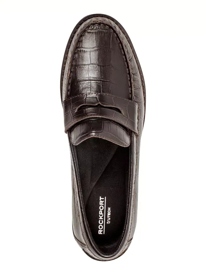 Женские лоферы Weslin Slip-On Rockport — изображение 4 из 5, коричневый