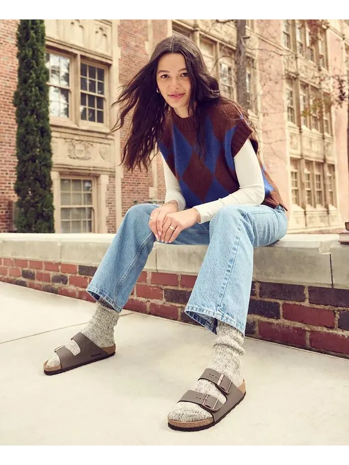 Женские повседневные сандалии Arizona Birkibuc от Finish Line Birkenstock — изображение 7 из 8, черный