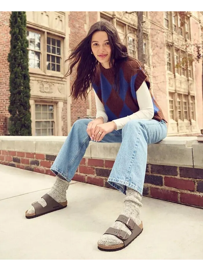 Женские повседневные сандалии Arizona Birkibuc от Finish Line Birkenstock — изображение 7 из 8, коричневый