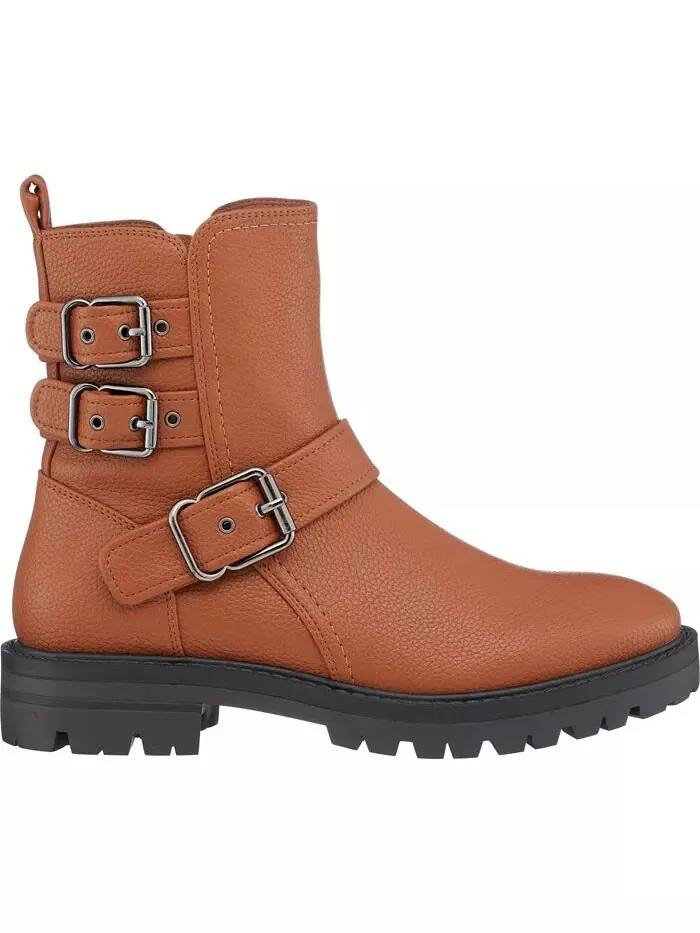 Женские ботильоны Kingsburg Lug Sole Buckle Ankle GC Shoes — изображение 2 из 5, коричневый