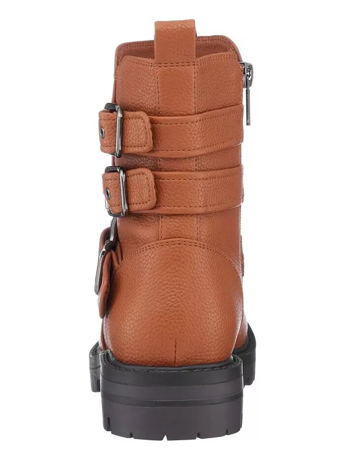 Женские ботильоны Kingsburg Lug Sole Buckle Ankle GC Shoes — изображение 3 из 5, коричневый