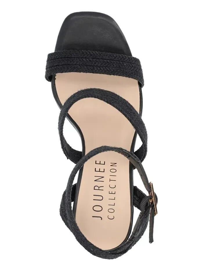 Женские сандалии на платформе Sienne Journee Collection — изображение 4 из 9, черный