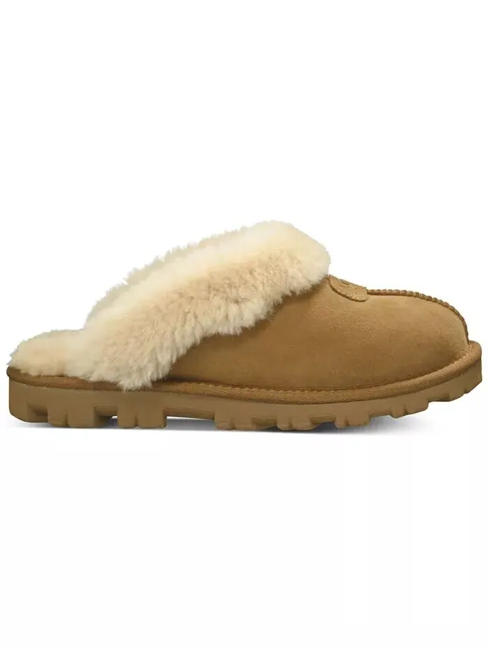 Женские тапочки-слайды Coquette UGG® — изображение 2 из 4, орех