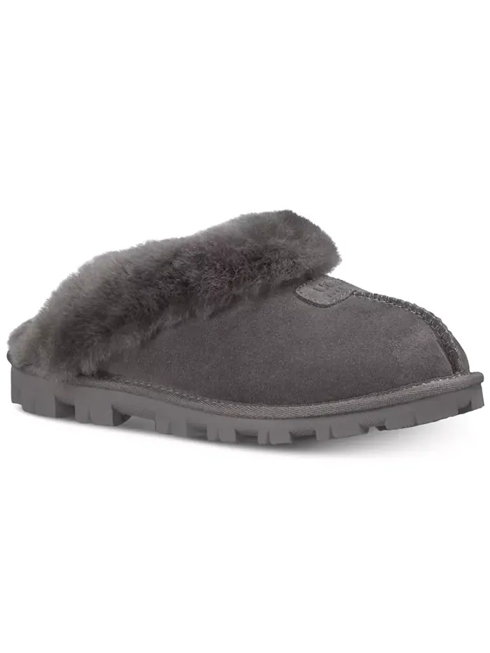 Женские тапочки-шлёпанцы Coquette UGG — изображение 1 из 5, серый